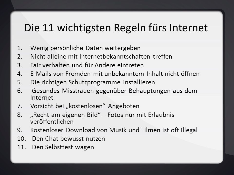 Gefahren im Internet - Polizei-Beratung